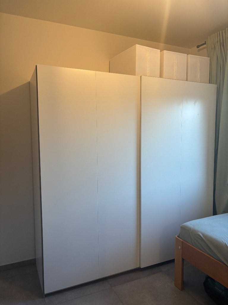 IKEA dubbele Pax kledingkast, Ophalen, Met deur(en), 200 cm of meer, Zo goed als nieuw