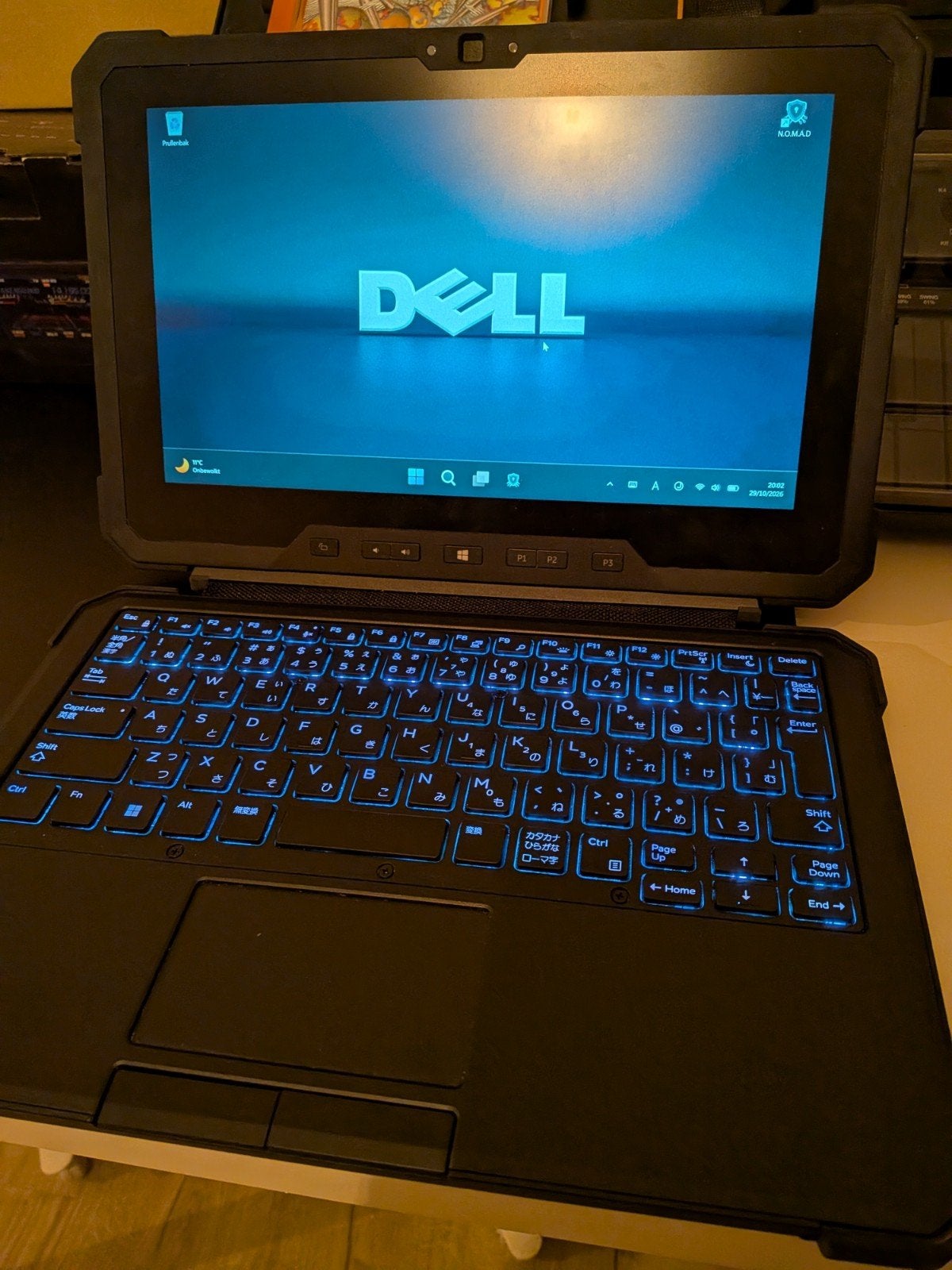 Dell Latitude 7212 Rugged tablet, Computers en Software, Ophalen of Verzenden, Qwerty, SSD