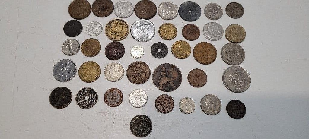 lot oude munten, oudste 1861/1864, Ophalen of Verzenden