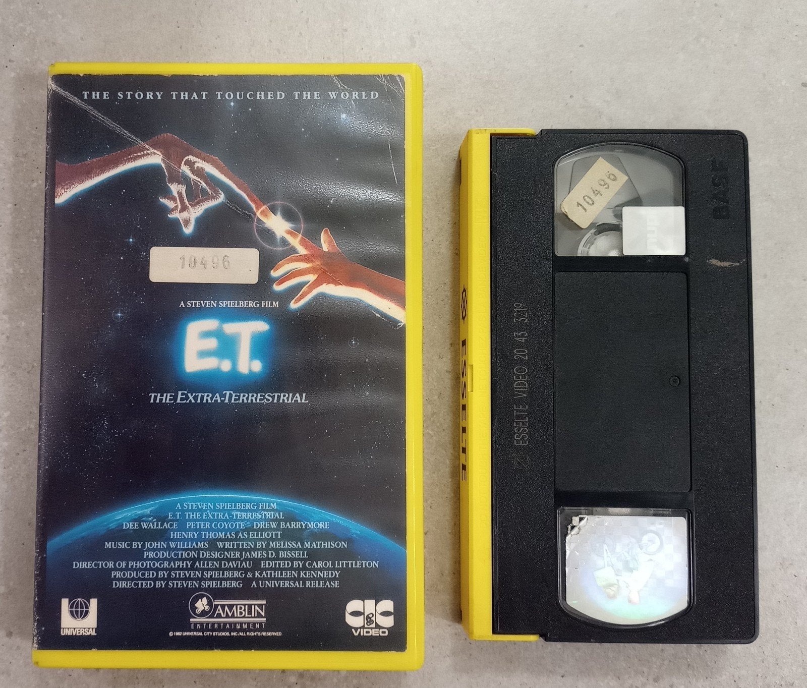 ET vhs ex videotheek ex-rental. Dutch rental., Cd's en Dvd's, Ophalen of Verzenden, VHS, Ex-rental