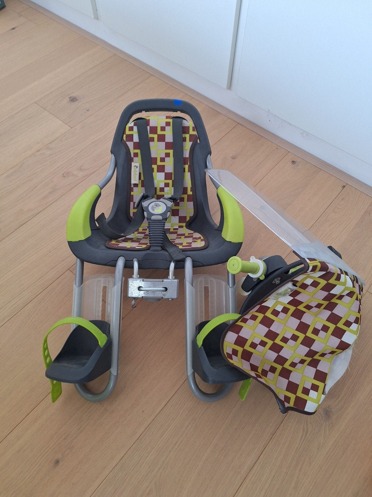 fietsstoeltje qibbel, Ophalen, Gebruikt, Voorzitje, Qibbel