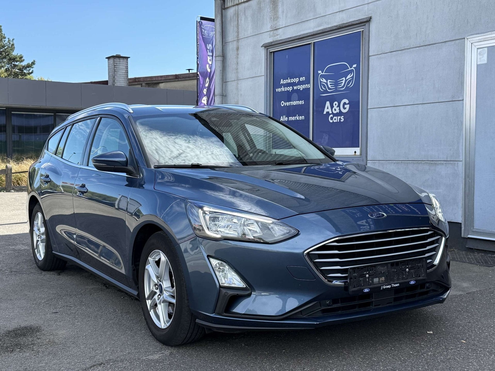 Ford Focus Focus 1.0 EcoBoost Hybride(EU6d) 1 Jaar Garantie, Auto's, Focus, Stof, Gebruikt, Euro 6