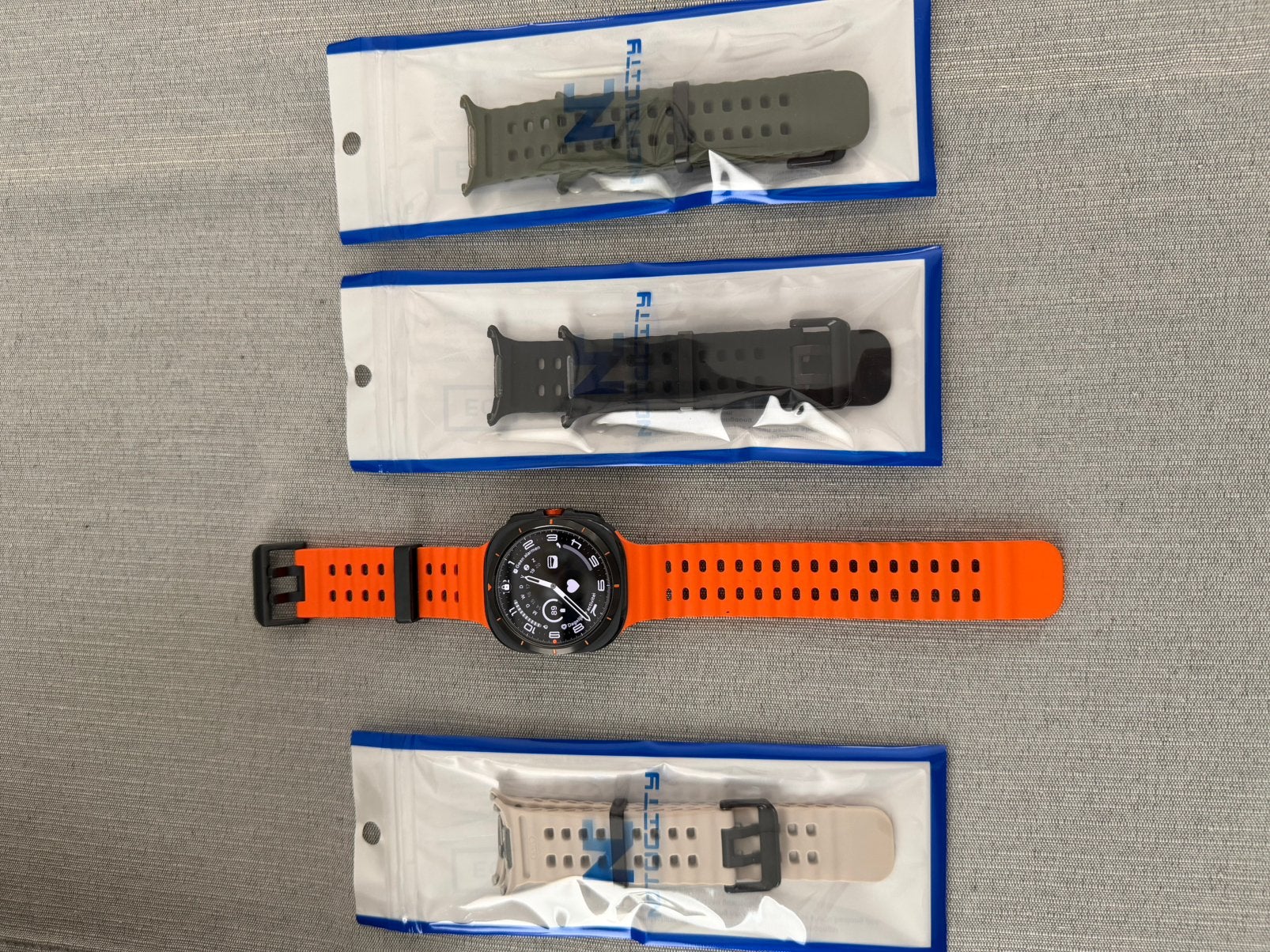 Samsung ultra watch 2025 black titanium, Ophalen, Zwart, Zo goed als nieuw, Waterdicht