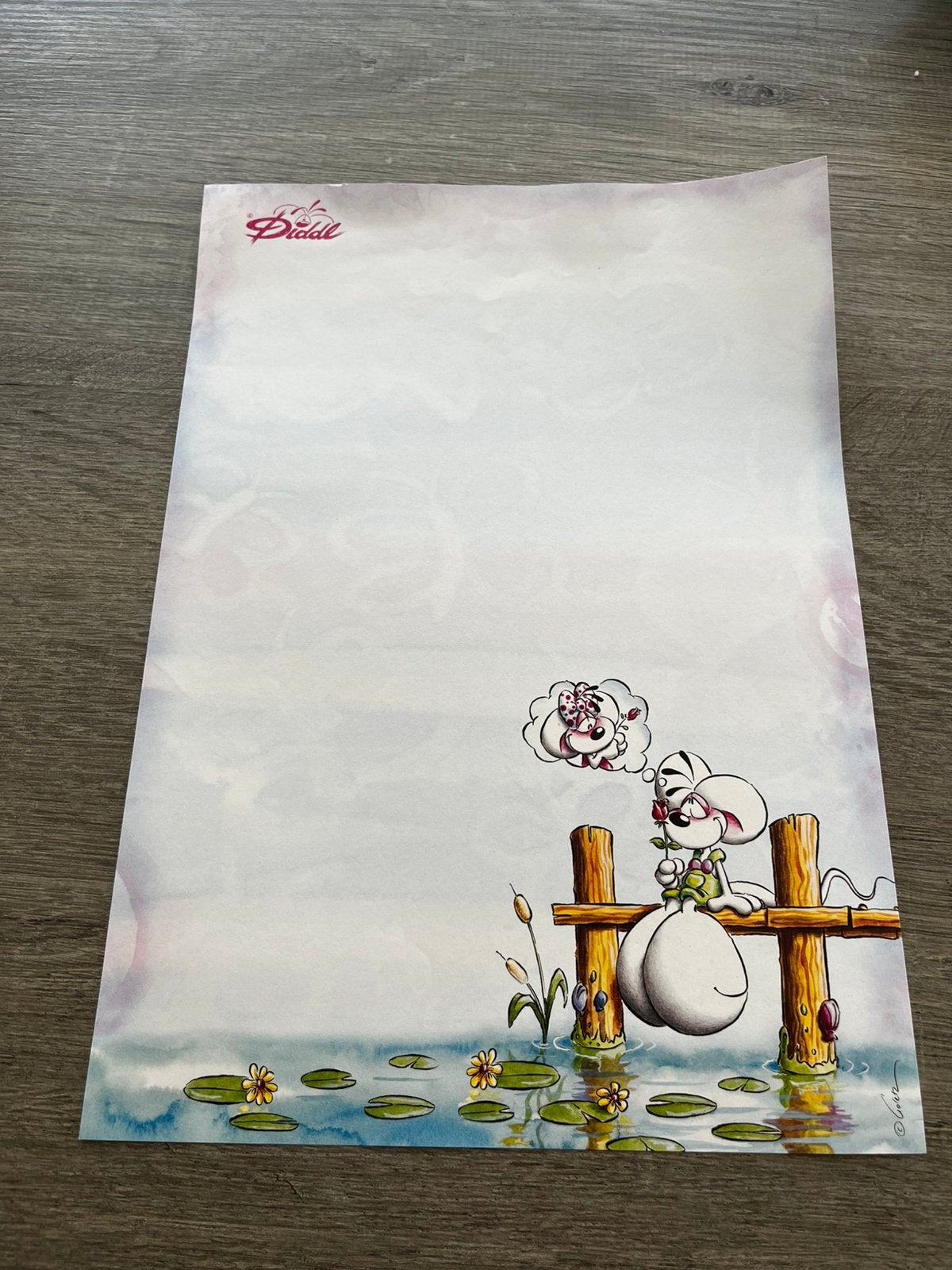 Diddl briefpapier nr.116, Verzamelen, Verzenden, Diddl, Nieuw