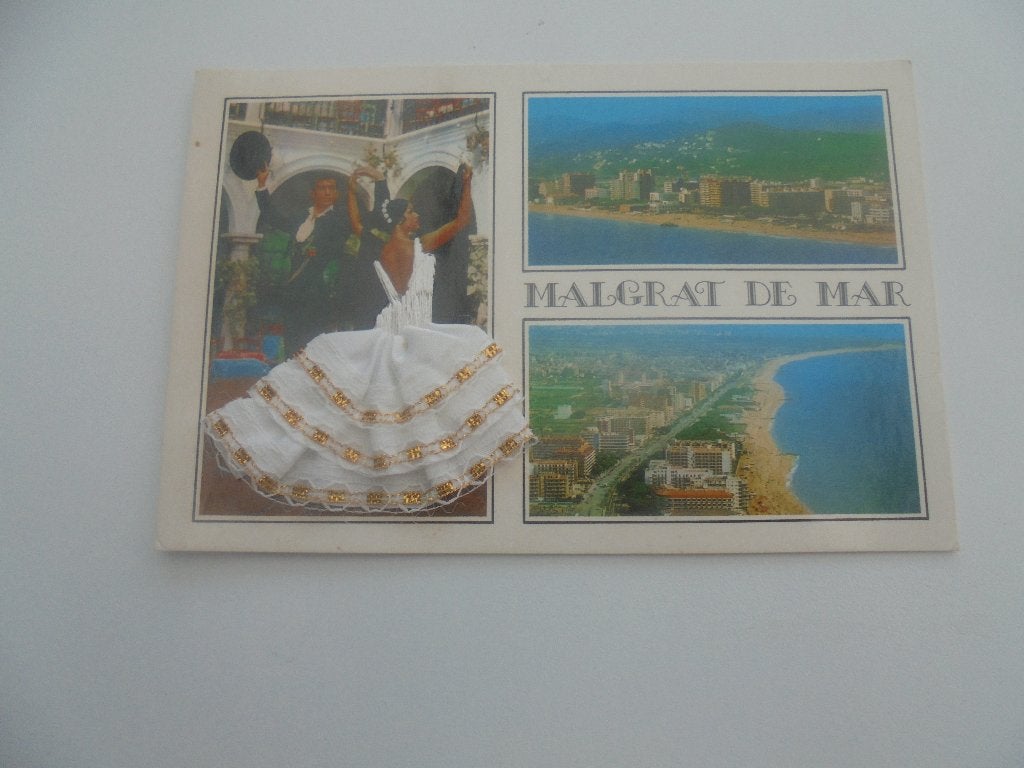 spaanse klederdracht, Collections, Cartes postales | Thème, Enlèvement ou Envoi, 1980 à nos jours, Affranchie, Costume traditionnel