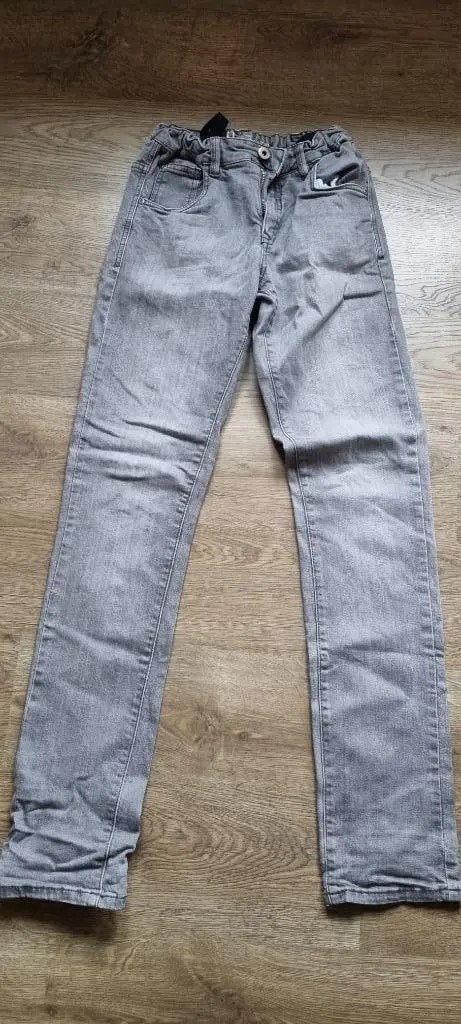 grijze jeans broek Quarterback JBC maat 164, Pantalon, Garçon, Enlèvement ou Envoi, Utilisé
