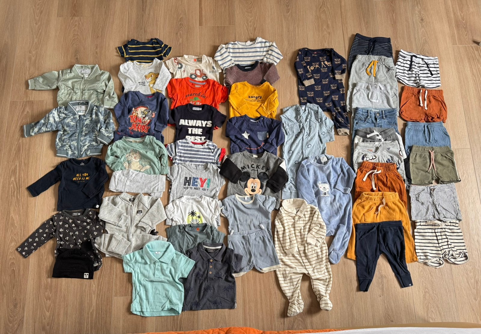 Kinderkleding maat 68, 44st, Kinderen en Baby's, Ophalen of Verzenden, Gebruikt, Maat 68