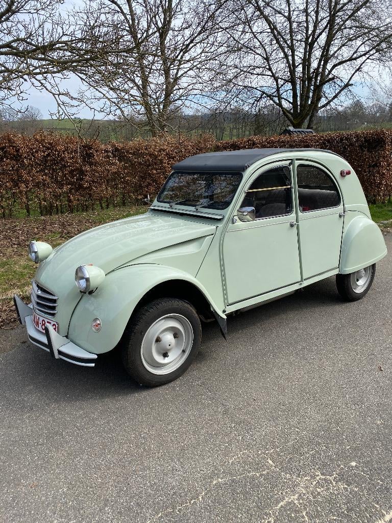 Citroën 2cv vert jade de 1986, Autos, Oldtimers & Ancêtres, Particulier, Citroën, Essence, Vert, Enlèvement