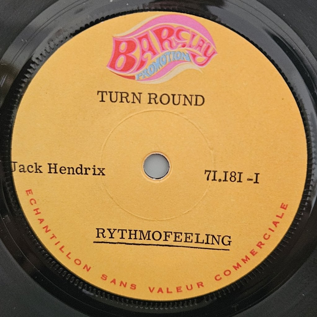 RARE 7" EP -  Jack Hendrix Tchikbaams ‎- Turn Round, CD & DVD, EP, 7 inch, Utilisé, EP