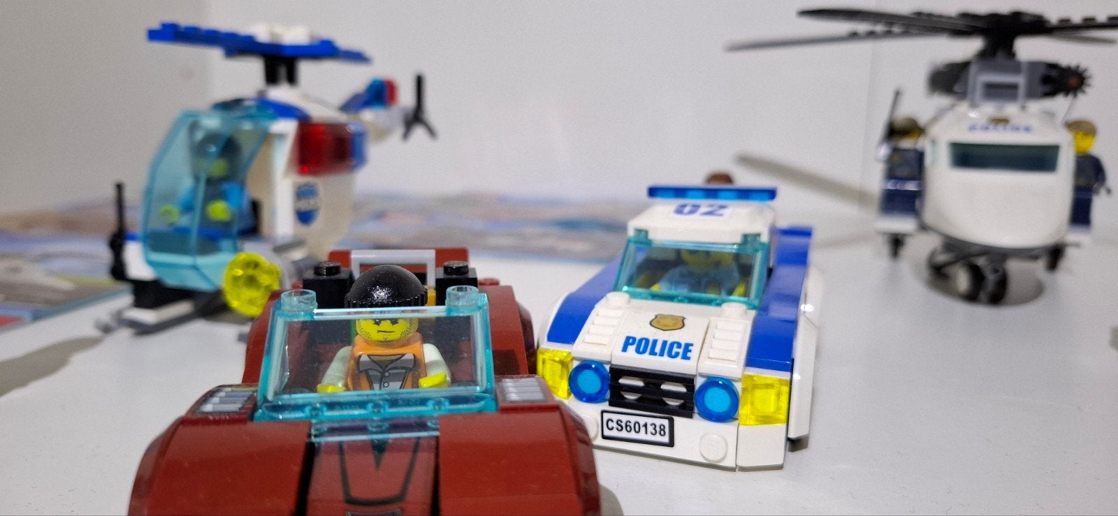 Lego politie set, Ophalen