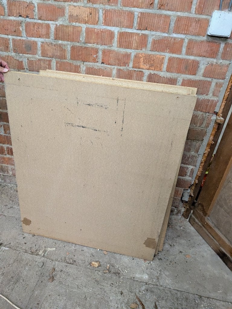 Vezelplaten, Doe-het-zelf en Bouw, Platen en Panelen, Ophalen, Gebruikt, Hout, 20 tot 50 mm