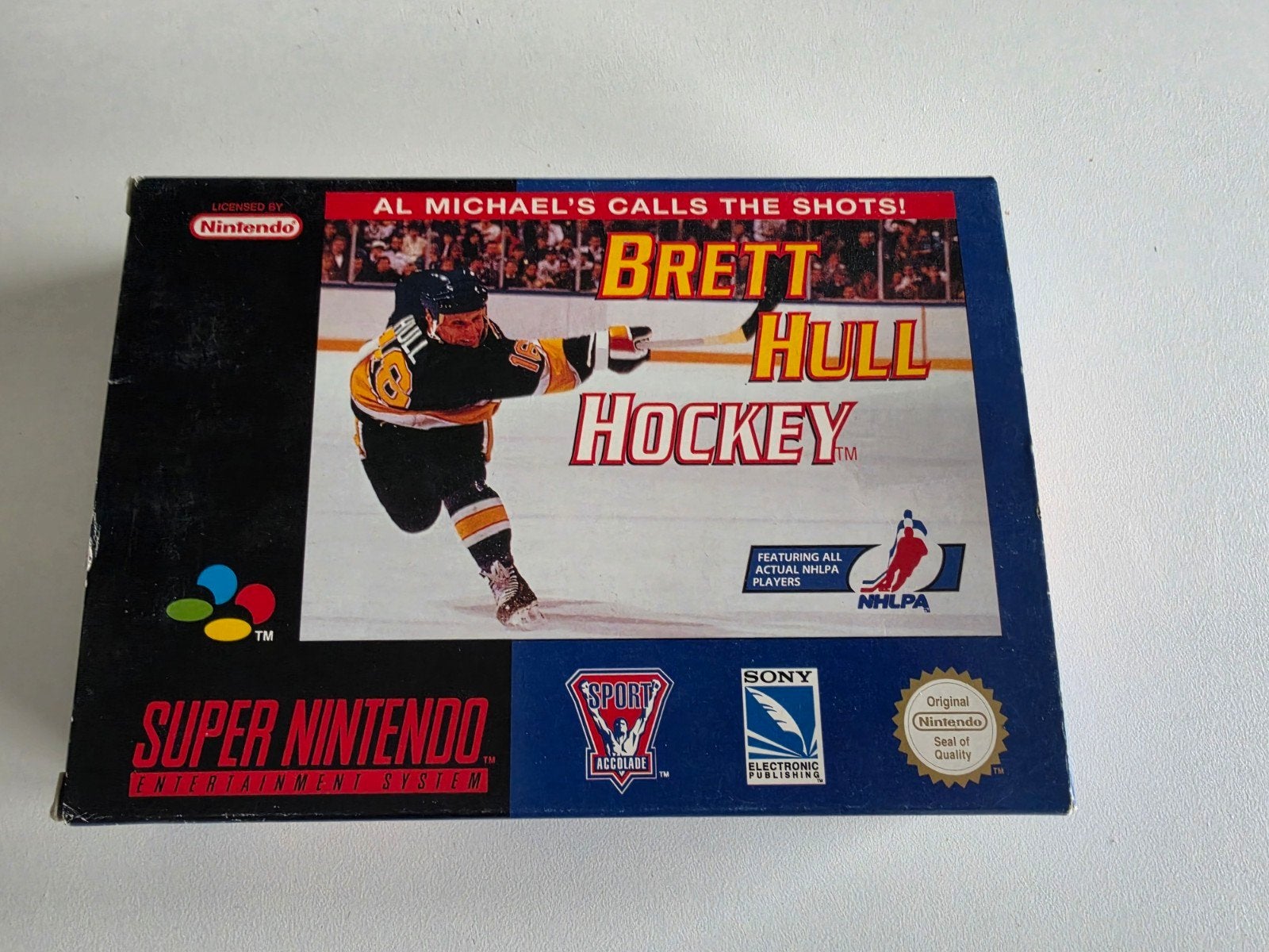 Brett Hull Hockey super nintendo, Ophalen of Verzenden