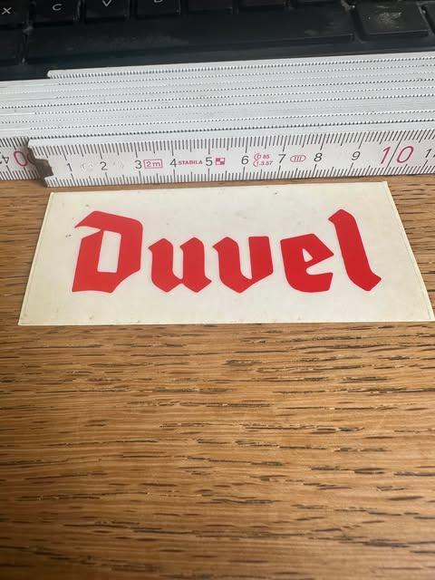 duvel sticker klein model, Ophalen of Verzenden, Nieuw, Overige typen, Duvel