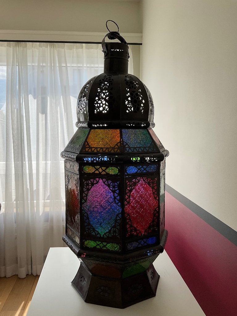 Belle lanterne orientale XL 110cm, Maison & Meubles, Neuf, Autres marques, 110 cm, Enlèvement