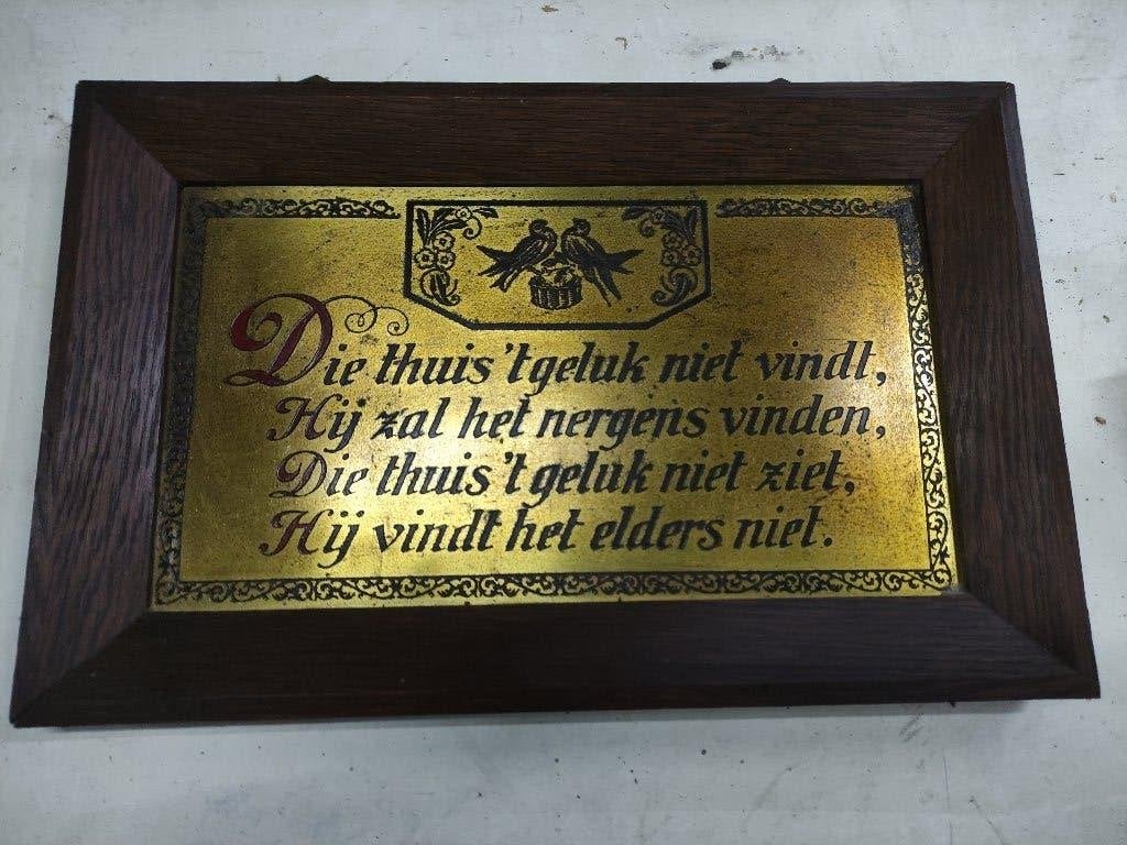 koperen stukken antiek religieus beelden, speuken ..., Ophalen of Verzenden