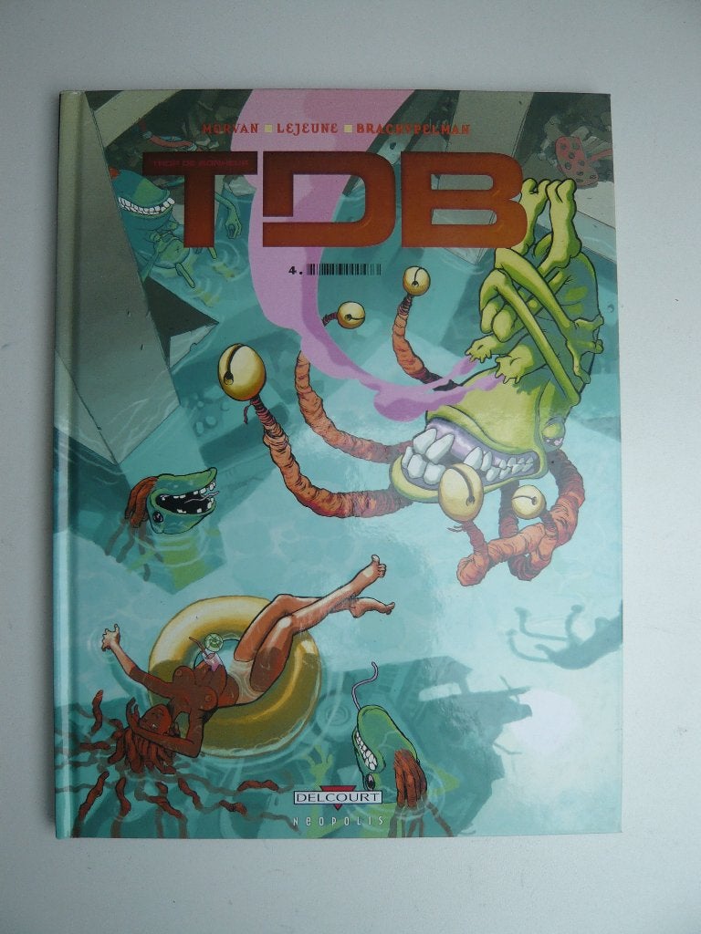 Bd TROP DE BONHEUR (TDB) tome 4 (EO état neuf) de MORVAN, Eén stripboek, Ophalen of Verzenden, Zo goed als nieuw, LEJEUNE / MORVAN