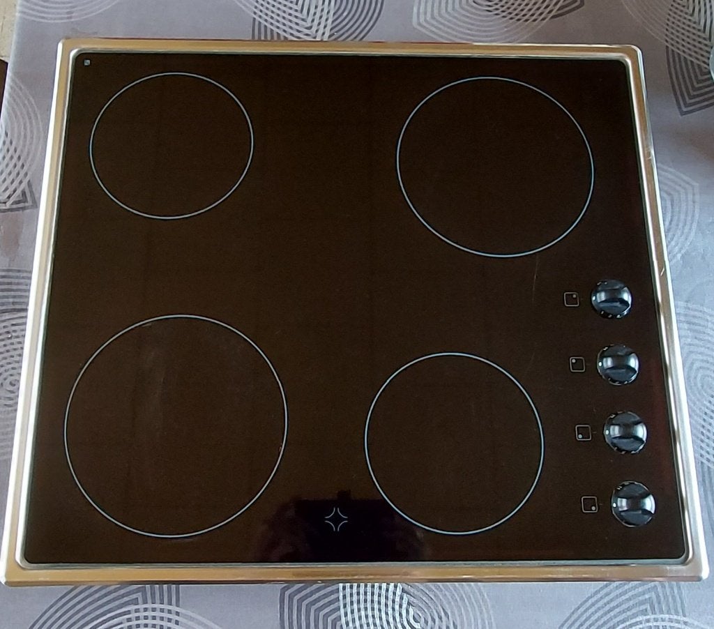 inbouw  keramische kookplaat, Electroménager, Cuisinières, 4 zones de cuisson, Enlèvement, Utilisé, Encastré