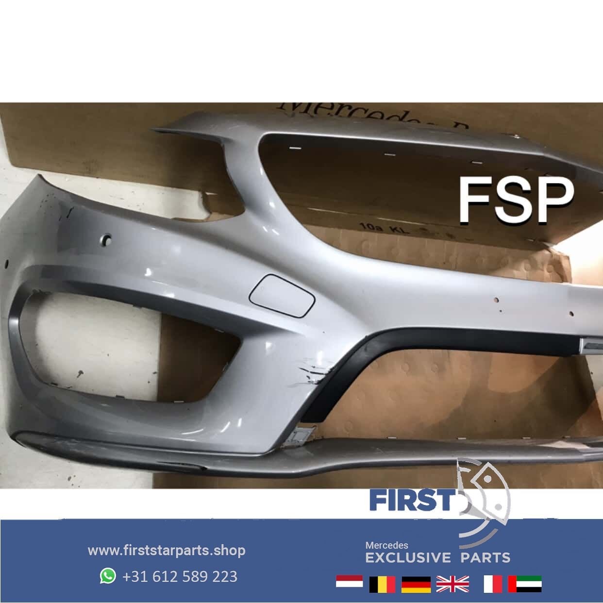 W242 W246 B KLASSE AMG VOORBUMPER A2468850300 Mercedes ORIGI, Gebruikt, -, Voor, Ophalen of Verzenden