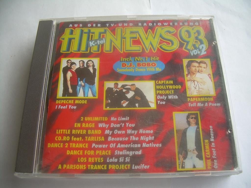 CD - HITNEWS 93, Cd's en Dvd's, Cd's | Verzamelalbums, Ophalen of Verzenden, Zo goed als nieuw, Dance