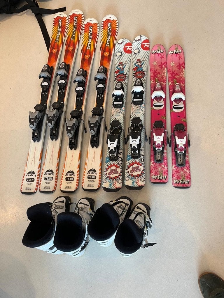 Skis enfants, Sport en Fitness, Skiën en Langlaufen, Ophalen, Gebruikt, 100 tot 140 cm, Salomon