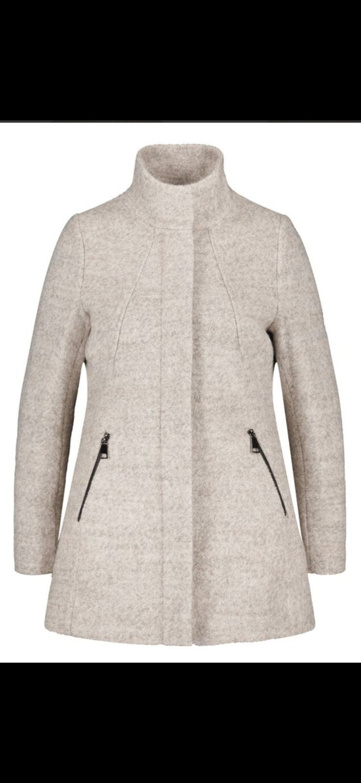 NIEUW boucle jas maat 46+48 beige +antraciet, Vêtements | Femmes, Enlèvement