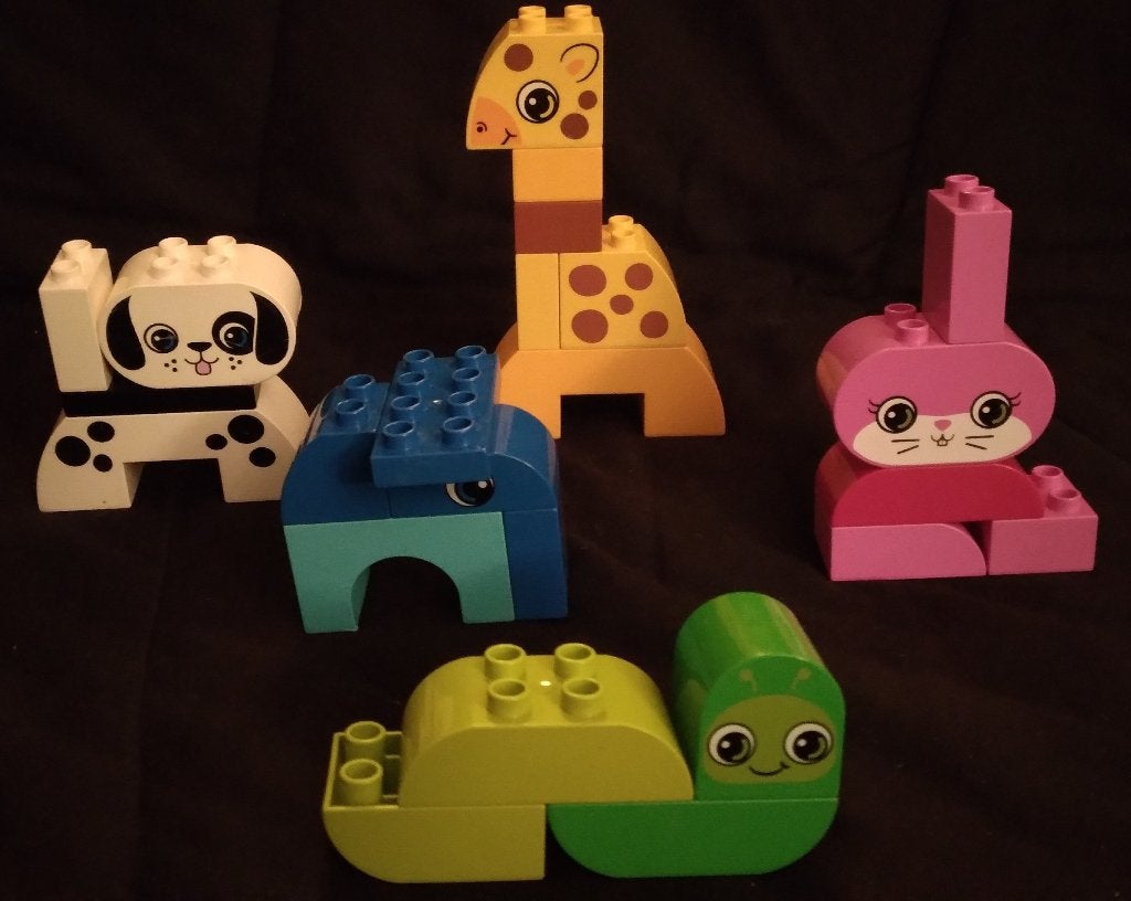 Creative Animals - Duplo #10573 (2014), Ensemble complet, Enlèvement, Utilisé, Duplo