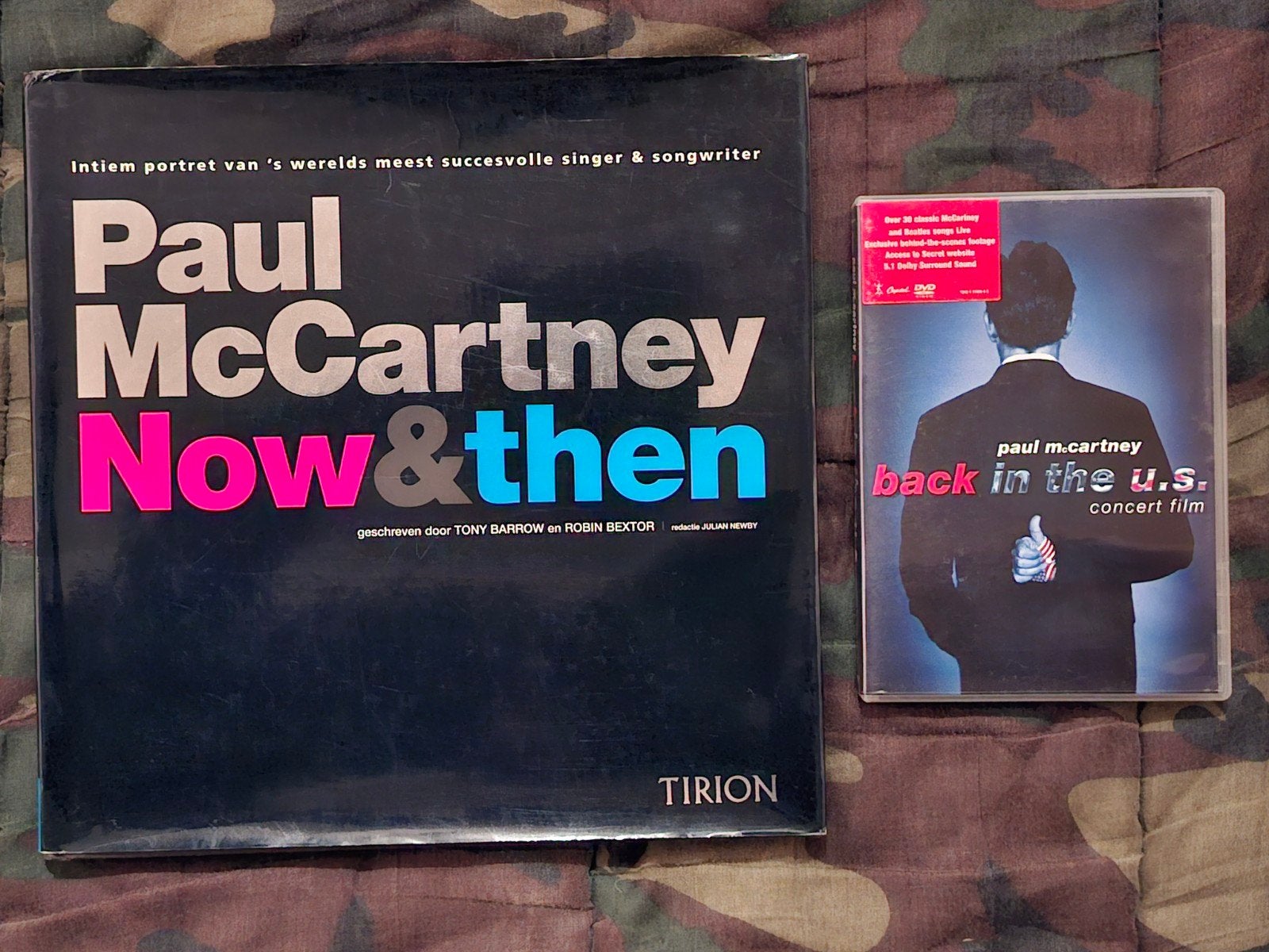Paul McCartney Now & then boek + Dvd pakket, Ophalen of Verzenden, T. Barrow; R. Bextor