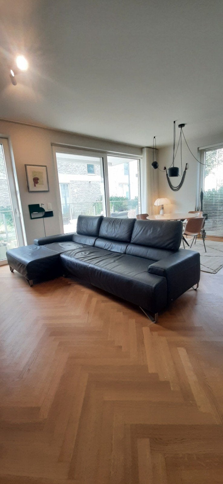 Natuzzi salon, Huis en Inrichting, Zetels | Zetels, Ophalen, 250 tot 300 cm, Gebruikt, 125 tot 150 cm