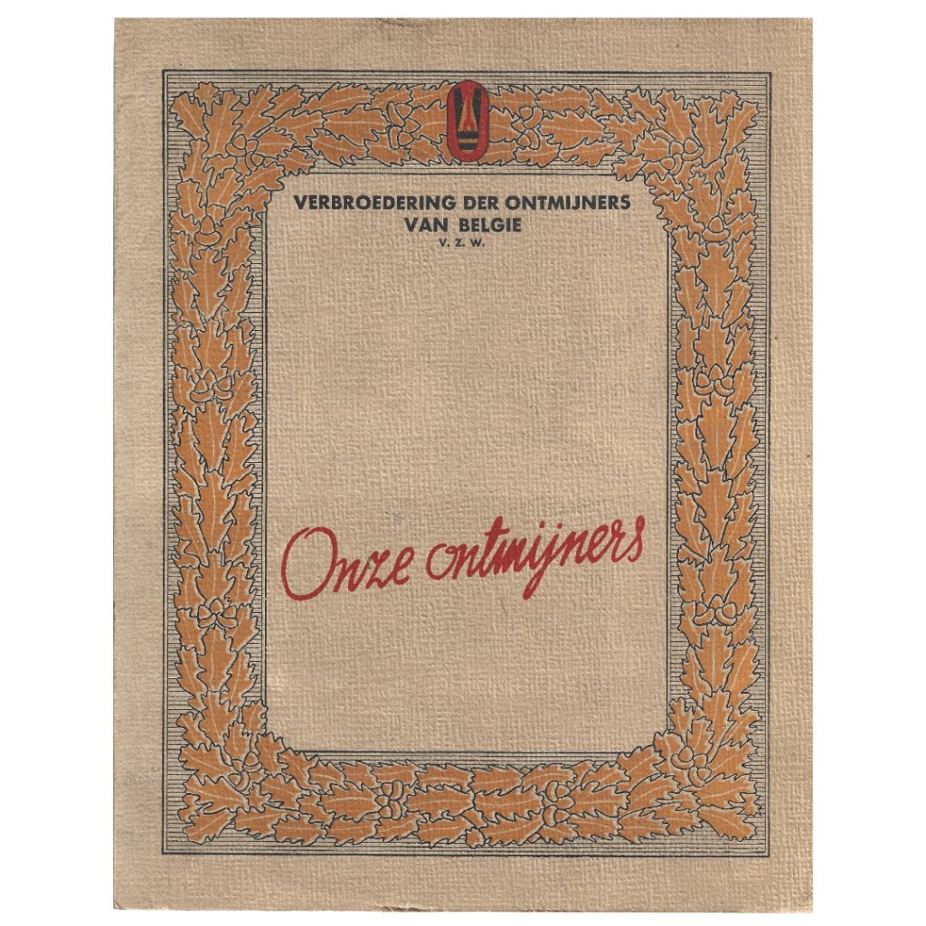 Onze Ontmijners, Ophalen of Verzenden, Landmacht, Boek of Tijdschrift
