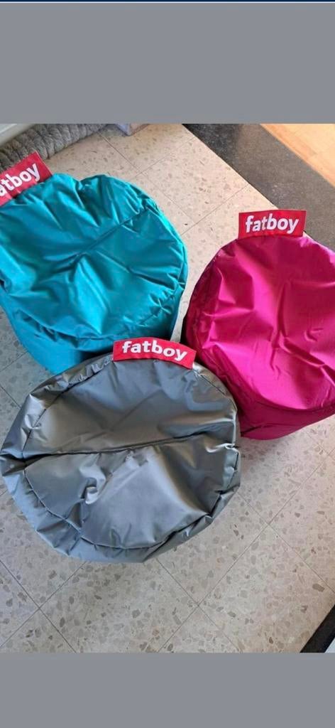 FatBoy-poef, Huis en Inrichting, Zitzakken, Zitzak, Grijs, Ophalen
