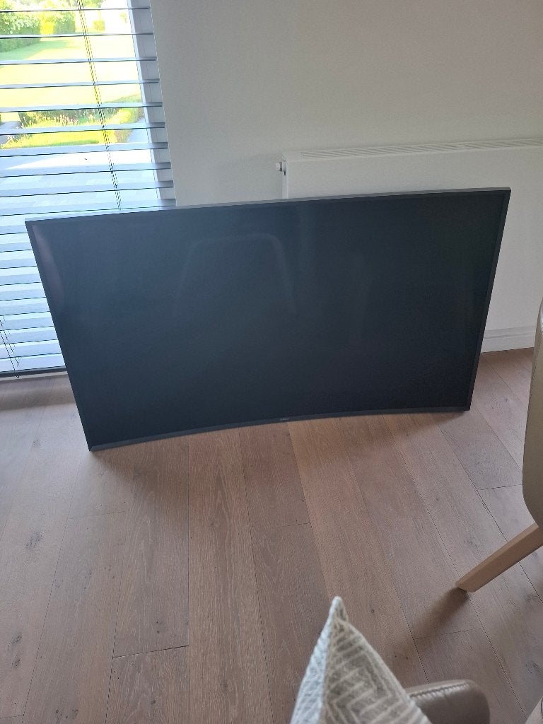 Samsung 55 inch curved, Ophalen, Gebruikt, Samsung, 100 cm of meer