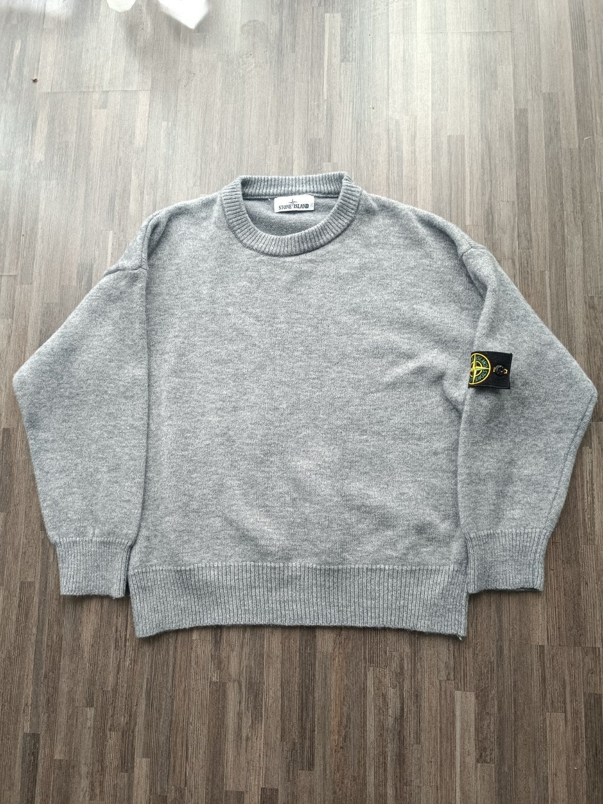 Pull Stone Island Gris Wool M (Rép), Vêtements | Hommes, Enlèvement ou Envoi, Comme neuf, Gris