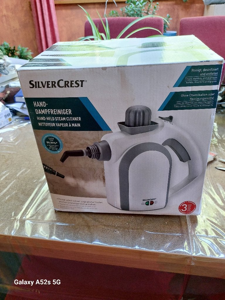 Nettoyeur vapeur a main silvercrest, Electroménager, Enlèvement, Comme neuf, Nettoyeur à vapeur