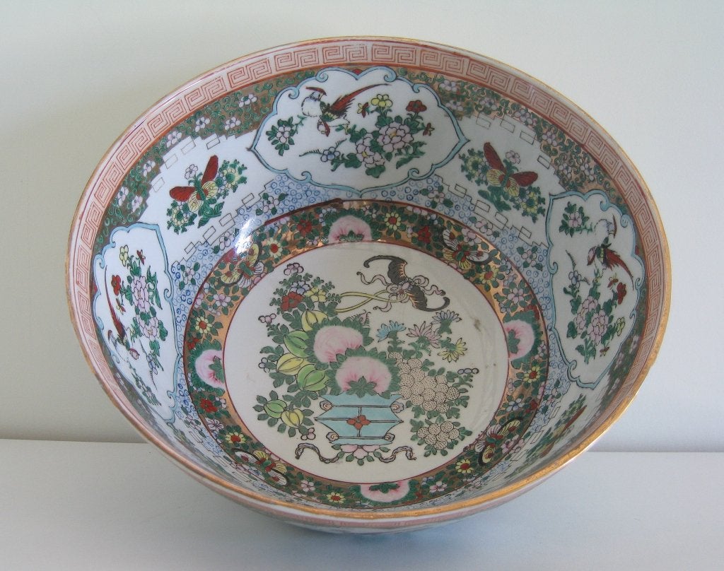 Bol en porcelaine Chinese Canton - 2060, Rose, Chine, Enlèvement, Peint