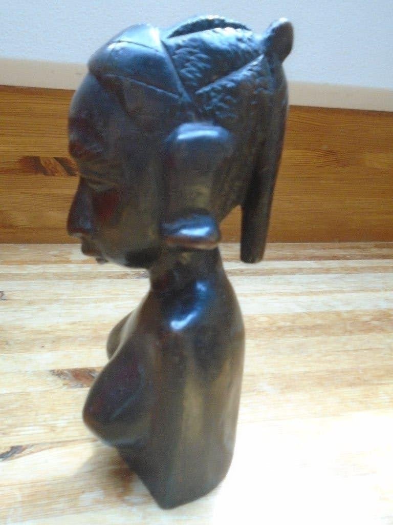 statue africaine en bois, Antiquités & Art, Autres styles, Bois, Enlèvement ou Envoi, Brun