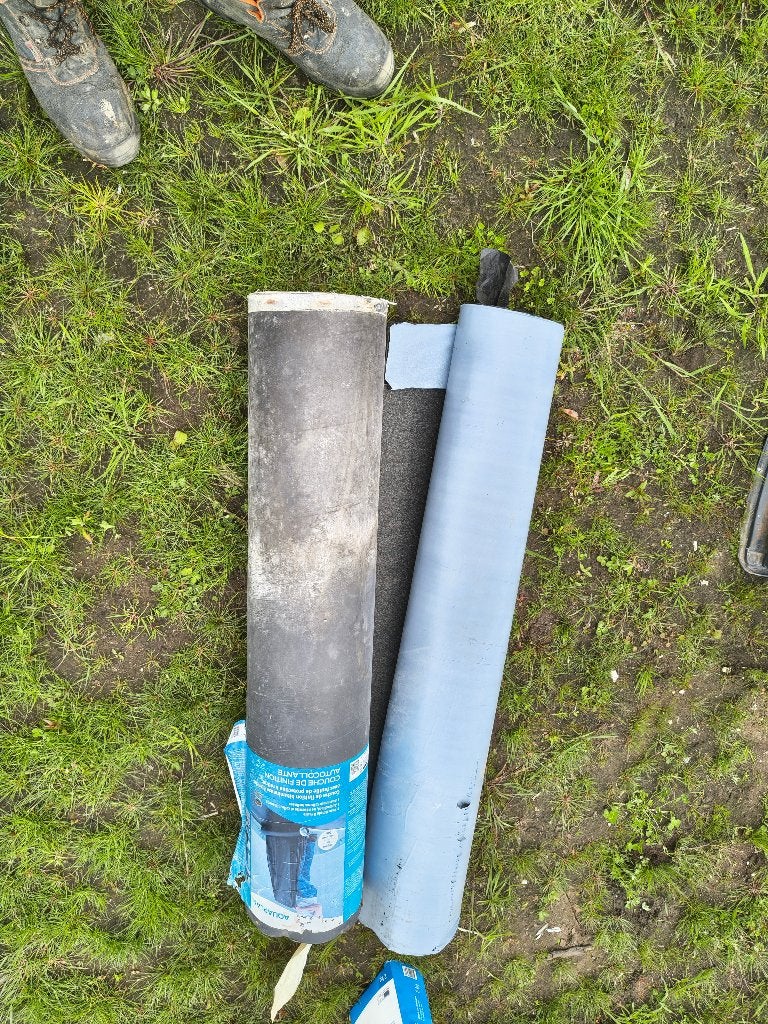 2 rollen roofing, Ophalen, Overige materialen, Zwart, Overige typen