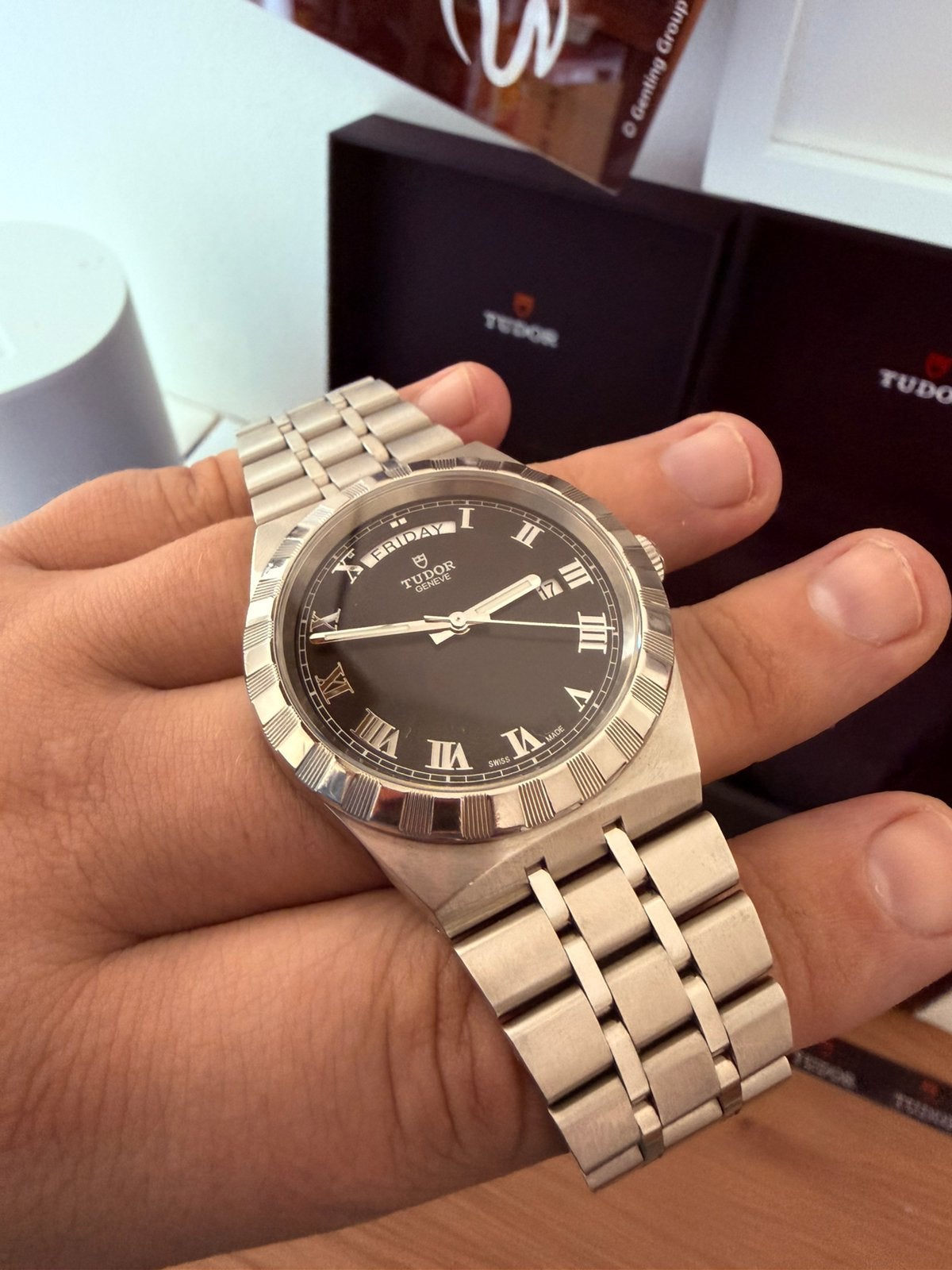 Tudor Royal, Bijoux, Sacs & Beauté, Montre-bracelet, Autres marques, Enlèvement ou Envoi, Acier