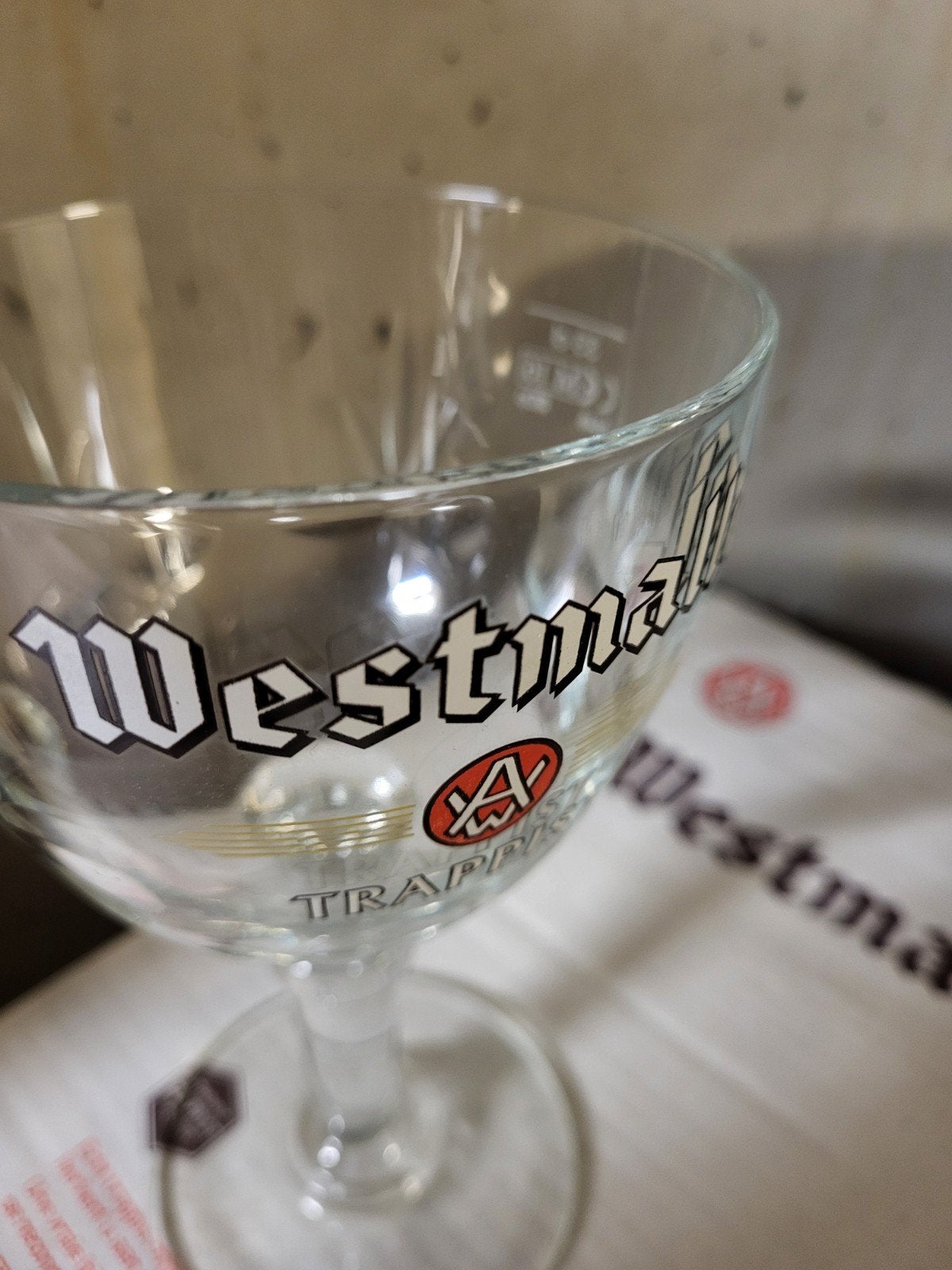 6 Westmalle glazen, Verzamelen, Ophalen, Nieuw, Glas of Glazen, Overige merken