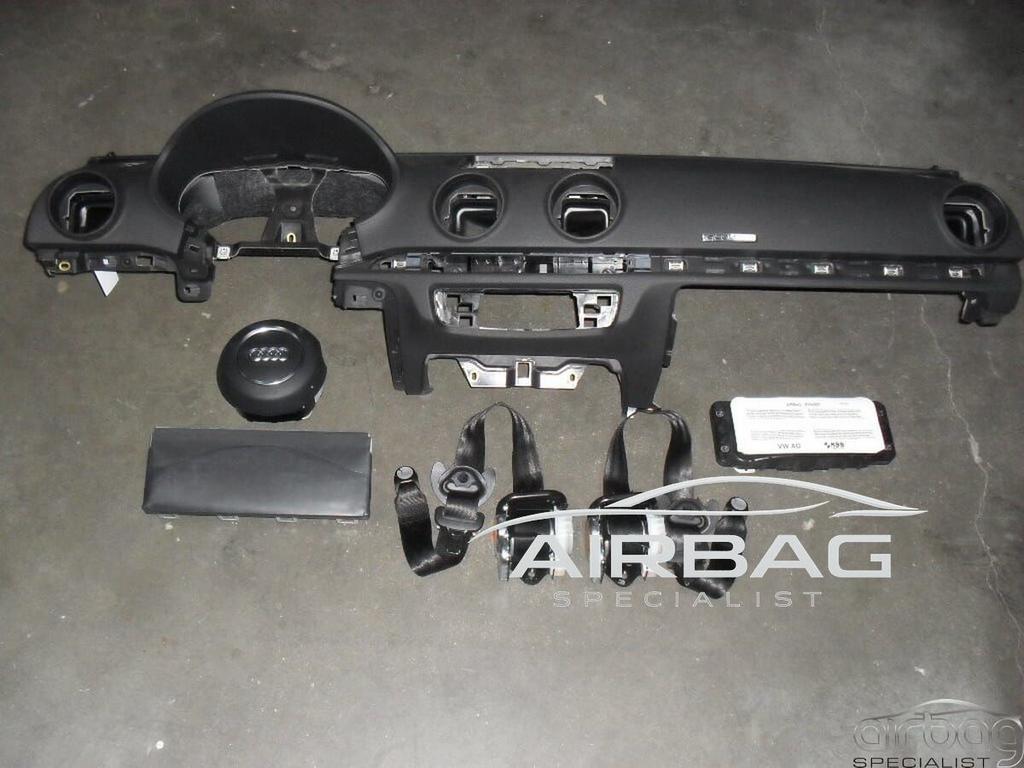 Airbag set Audi A3 model 2012- 2016   2016-2020, Gebruikt, -, -, -