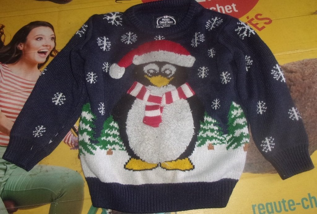 Pull enfant mery chrstmas Armand Thierry unisexe 4/5 ans, Enlèvement ou Envoi, Merry christmas