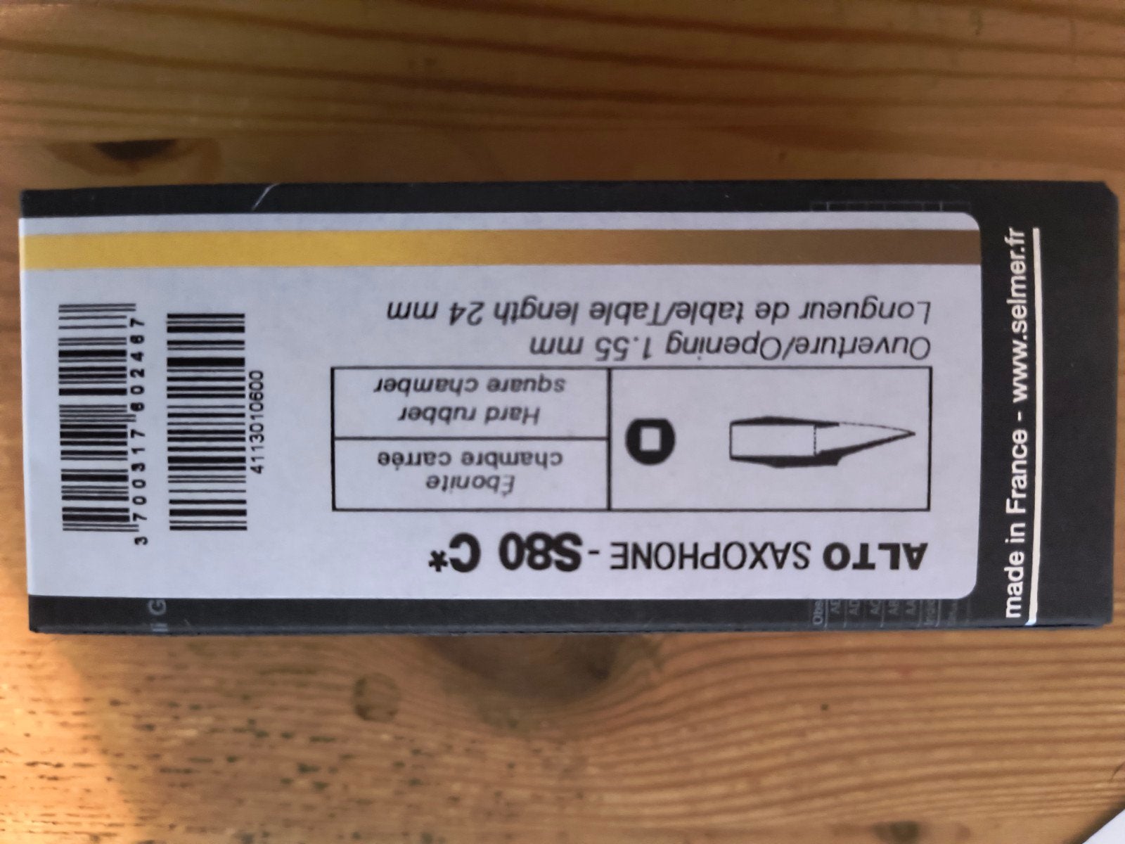 Mondstuk altasaxofoon Selmer S80 C*, Muziek en Instrumenten, Ophalen, Zo goed als nieuw, Alt