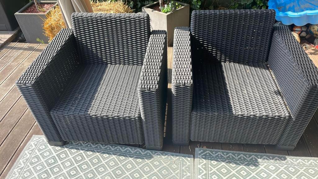 Tuinset zonder kussens, Ophalen, Zo goed als nieuw, Tuinset