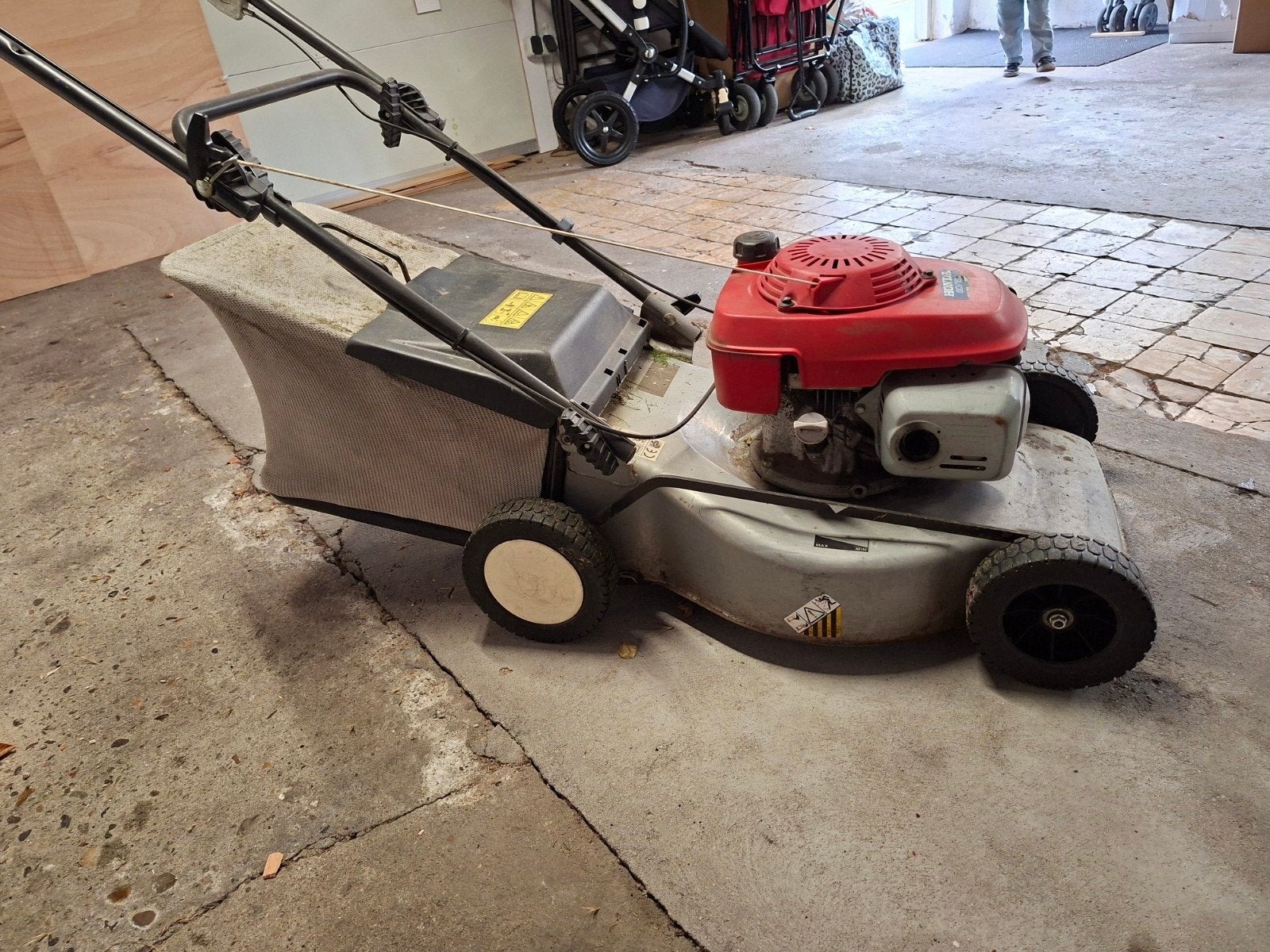 Honda GCV 160 benzine grasmaaier, Tuin en Terras, Ophalen, Cirkelmaaier, Honda, Gebruikt