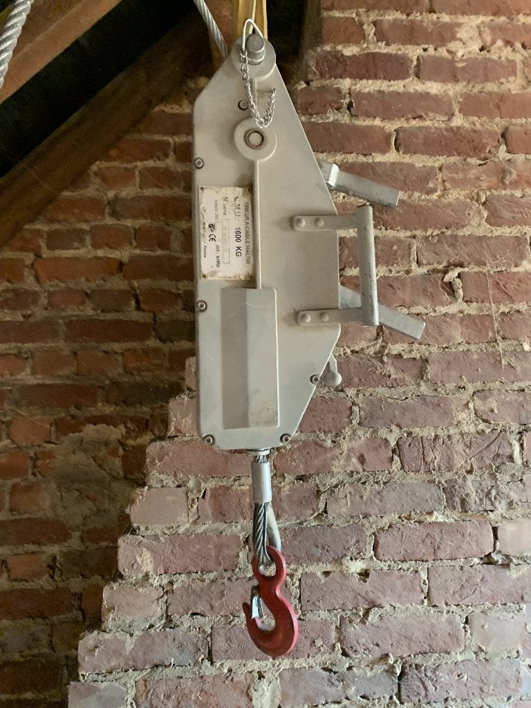 Tirefort/Levac 1.6T handlier + kabel van 20 m, Ophalen, Gebruikt, Handmatig