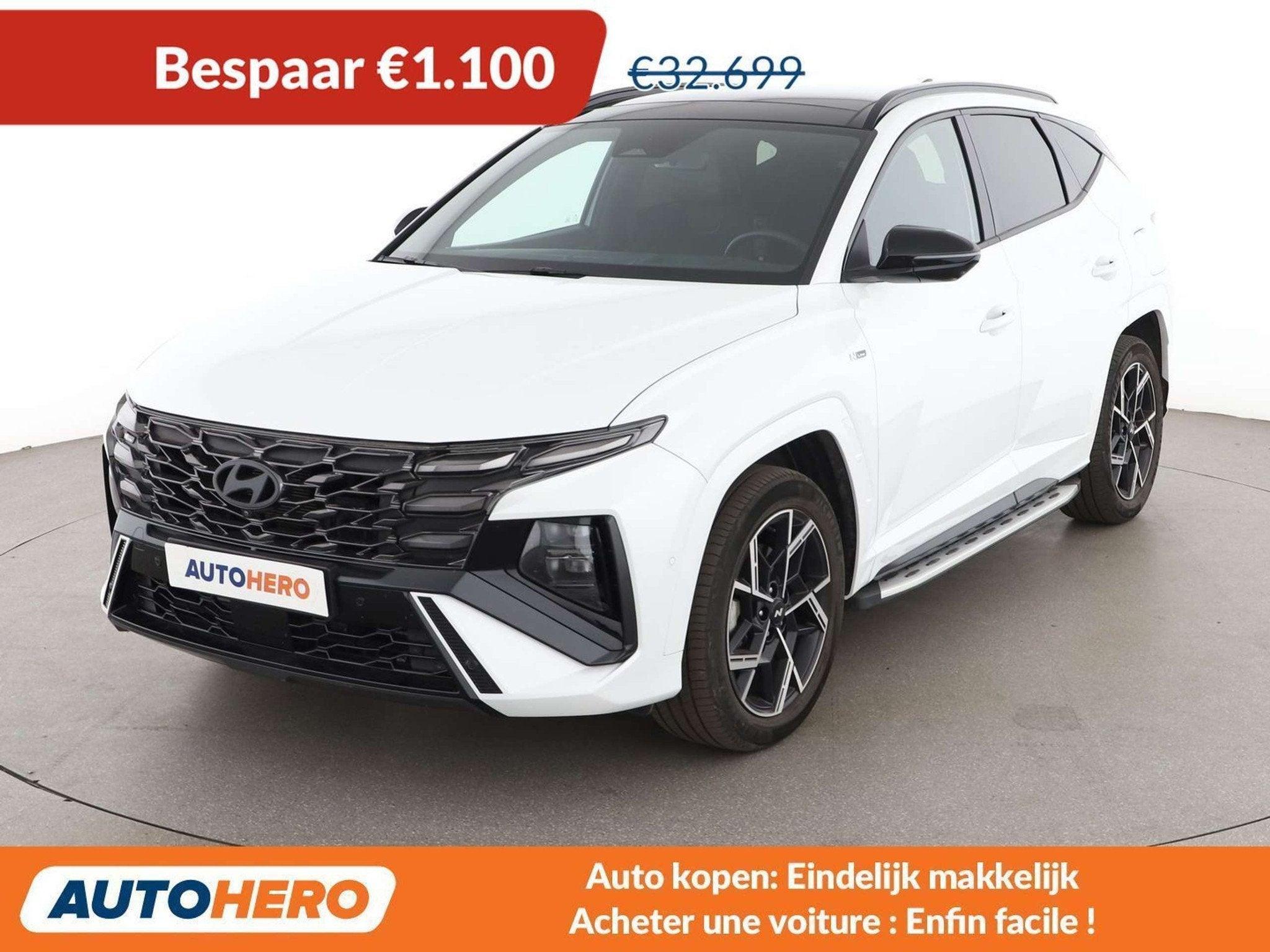 Hyundai Tucson 1.6 T-GDI Hybrid N Line (automatique), Achat, 1776 kg, Noir, 5 portes