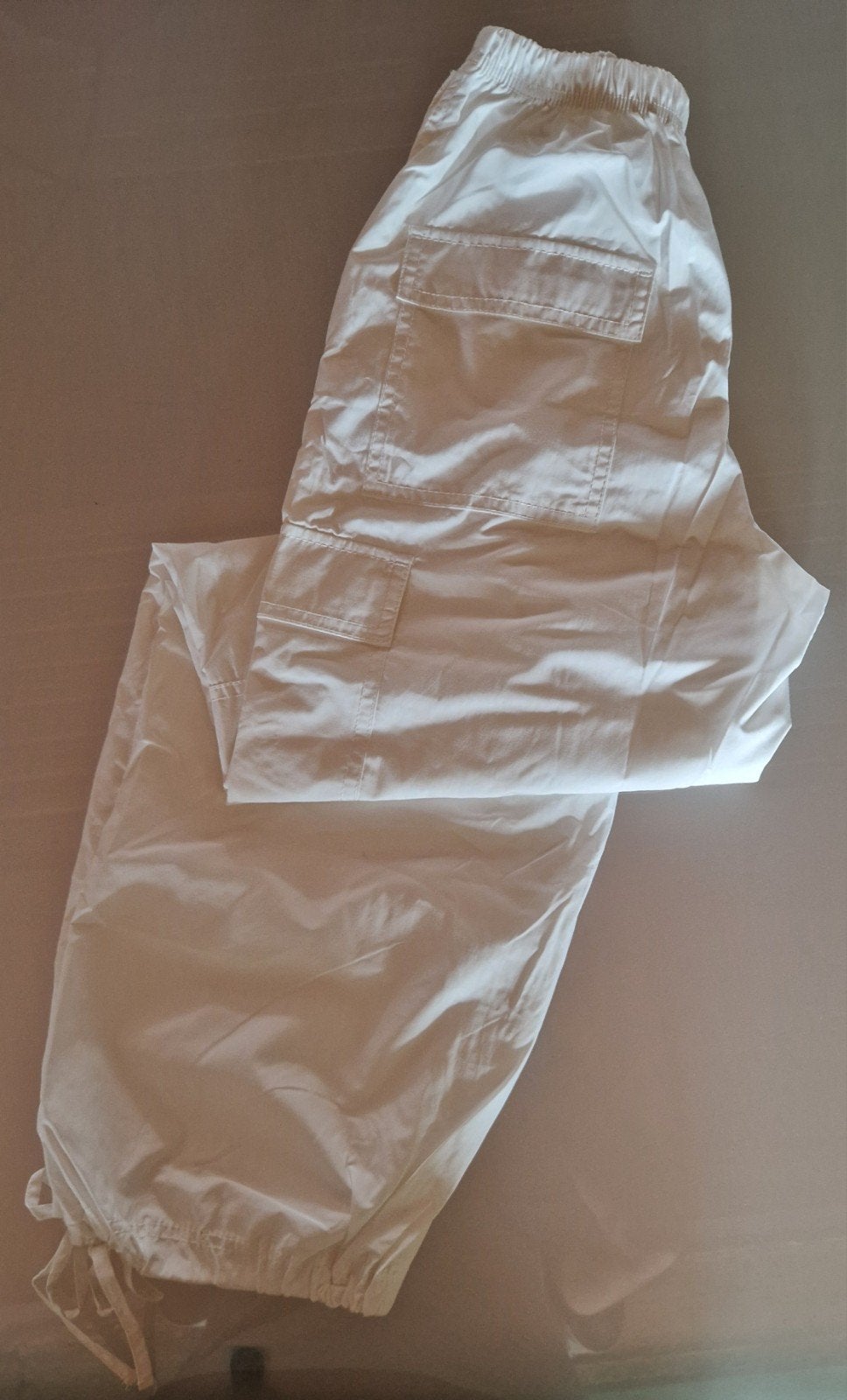 Pantalon cargo - taille: XS, Enlèvement, Blanc