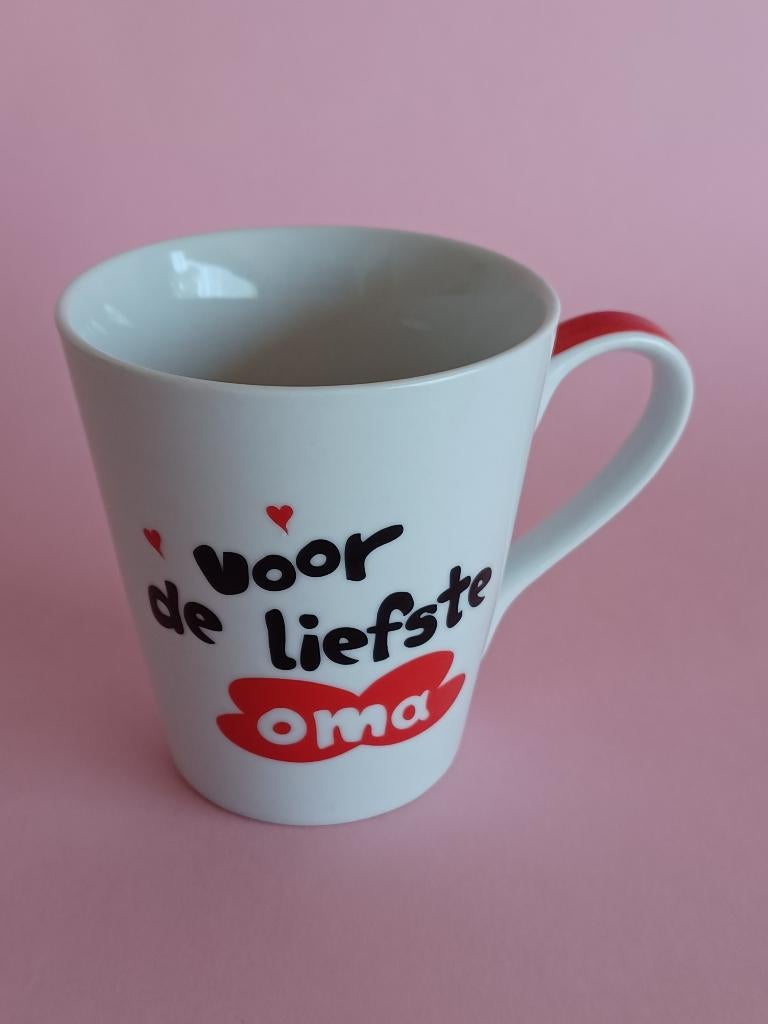 Mok / Voor de liefste Oma / NIEUW, Ophalen of Verzenden, Nieuw, Kop(pen) en/of Schotel(s)