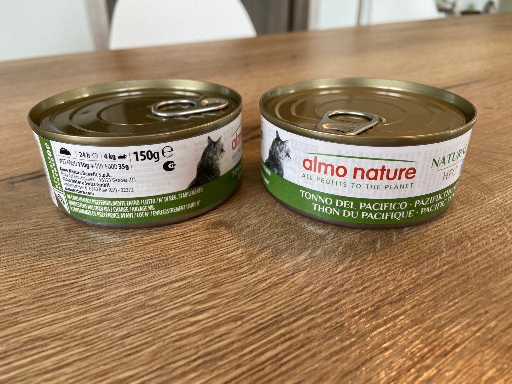 100 blikjes van 150 g Almo Nature HFC kat, Ophalen of Verzenden, Kat