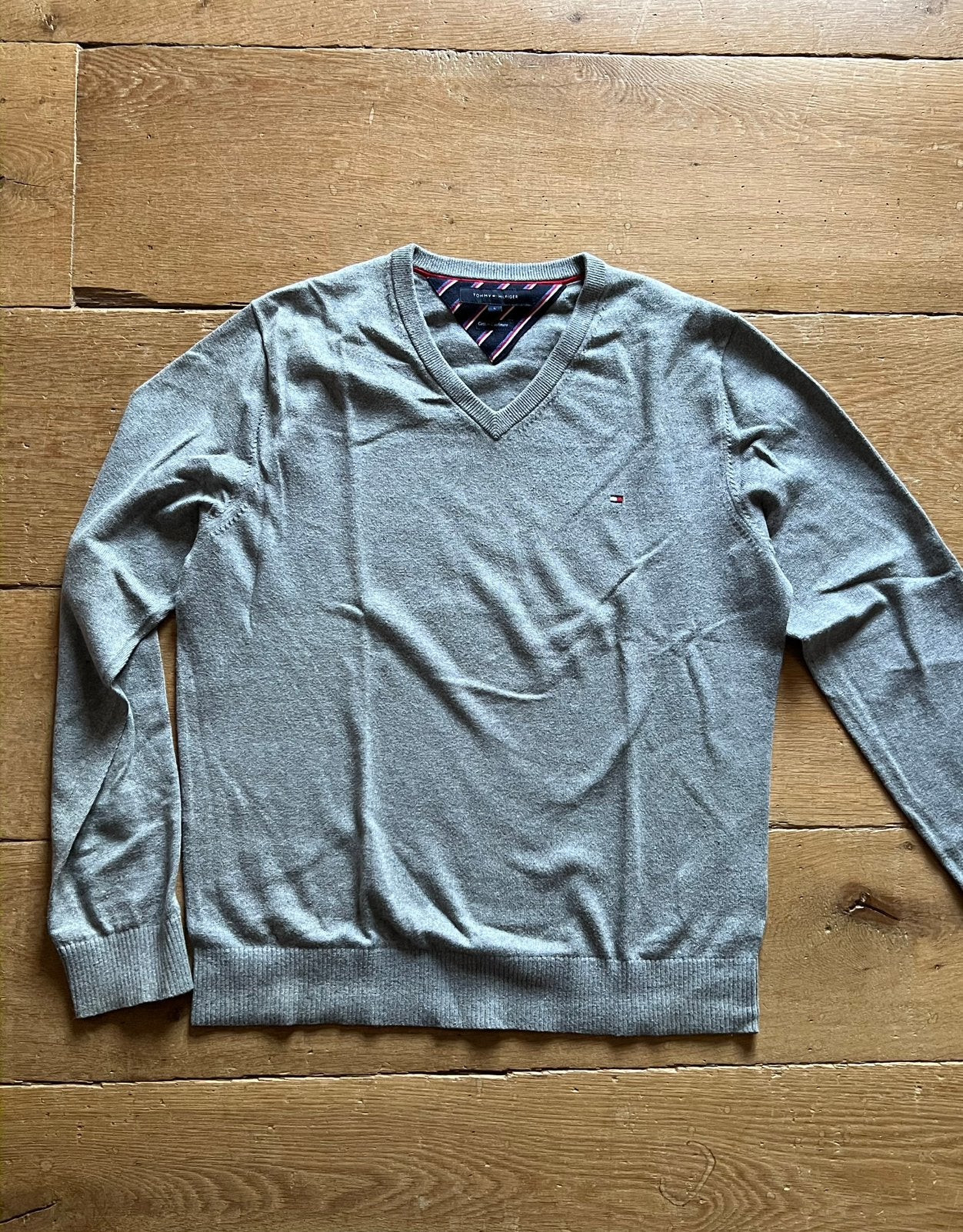 Tommy Hilfiger maat large, Enlèvement, Comme neuf, Taille 52/54 (L), Gris