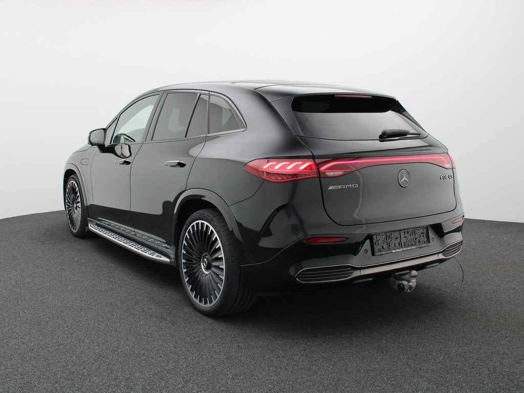 Mercedes-Benz EQE SUV 43 AMG 4M + HYPERSCREEN + PANO DAK + B, Auto's, Automaat, Stof, 468 km, Zwart